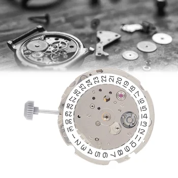 Часовой механизм 8200 8200 с одним календарем, высокоточный автоматический механический часовой механизм с ручкой, серебристый