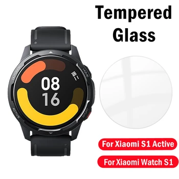 Для Xiaomi S1 Active Защитная Пленка для экрана Смарт-часов из закаленного Стекла S1Active S1 Pro HD Прозрачная Пленка Для Mi Watch S1/S1 Active/S1Pro