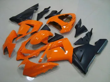 Индивидуальный комплект мотоциклетных обтекателей для KAWASAKI Ninja ZX10R 2004 2005 ZX10R 04 05 оранжево-черный ABS комплект обтекателей + 7 подарков SF94