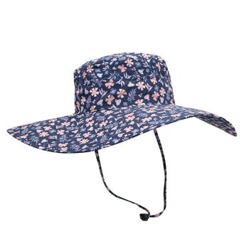 Солнцезащитная шляпа со сверхширокими полями-UPF 50 + защита, широкополая шляпа для рыбалки, пеших прогулок, кемпинга, дышащий нейлон и сетка