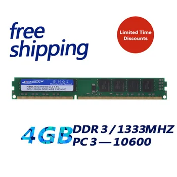 KEMBONA DDR3 1333 МГц 4 ГБ оперативной памяти Memoria ddr3 1333 Для настольных ПК Intel и A-M-D3-10600 Абсолютно Новая Пожизненная гарантия Бесплатная Доставка