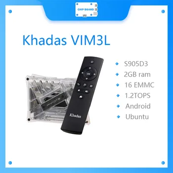 Комплект Khadas VIM3L SBC HTPC: Amlogic S905D3-N0N SBC с корпусом 