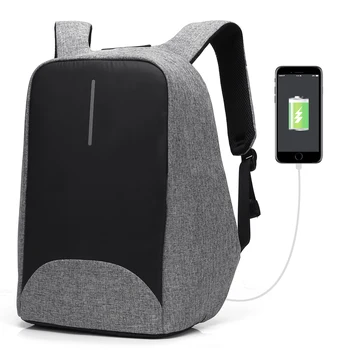 Прямая поставка, 15,6-дюймовый рюкзак для ноутбука с USB-портом, зарядка, городская противоугонная сумка, функциональный рюкзак, водонепроницаемость