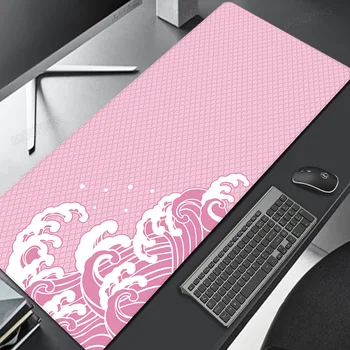 Розовый Коврик Для мыши Great Wave Gamer Japan Mousepad Company Коврик Для Ноутбука Настольный Коврик Kawaii Офисные Столы Игровые Коврики Настольные Аксессуары