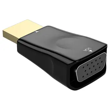Совместимый с HDMI Кабель VGA Конвертер Штекер-Адаптер Famale Конвертер Адаптер 3,5 мм Разъем Аудио HD 1080P Для ПК Ноутбук Планшет