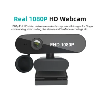 Full HD 1080P USB Веб-камера С эффектом красоты, автофокусом и зумом Для онлайн-обучающего видео, видео деловой встречи с микрофоном