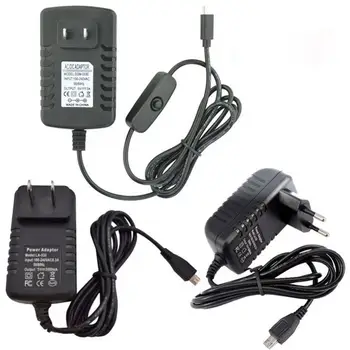5V 3A Micro USB Адаптер переменного тока Настенное зарядное устройство постоянного тока для планшетного ПК Телефона