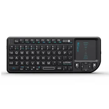 Rii Мини Беспроводная клавиатура Air Mouse Клавиатуры 2,4 G Портативная сенсорная панель Игровая клавиатура для телефона Smart Tv Box Android Смартфонов