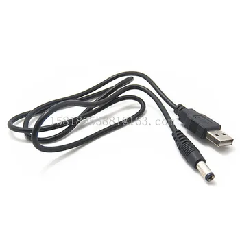 Баррель Джек Адаптер USB до 5,5 мм 5 В USB DC ДЖЕК Кабель Провод 5,5x2,1 мм DC 5,5 *2,1 мм Зарядный кабель из чистой меди 0,8 м/80 см