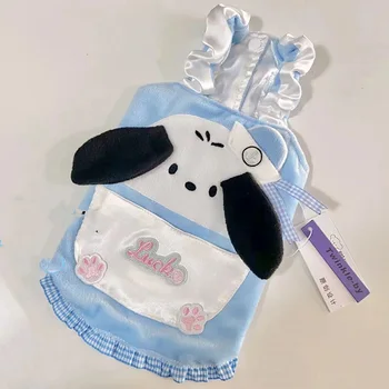 Kawaii Sanrio Одежда для домашних животных, аксессуары Pochacco, милые аниме-слинг для собак и кошек, дышащие эластичные игрушки для девочек, подарок