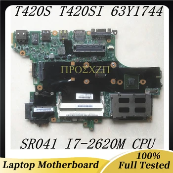 Высокое качество Для LENOVO T420S T420SI 63Y1744 Материнская плата ноутбука N12P-NS2-S-A1 GT540M GPU С процессором SR041 I7-2620M 100% Полностью протестирована
