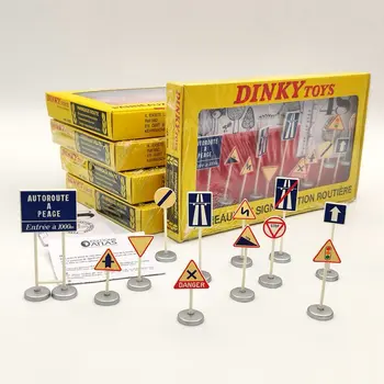 Atlas Dinky Toys 593 12 Моделей PANNEAUX DE SIGNALIZATION ROUTIERE Лот Из 5шт