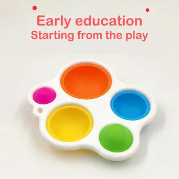 Детская игрушка-головоломка-погремушка, удобная для восприятия в возрасте от 6 месяцев и старше