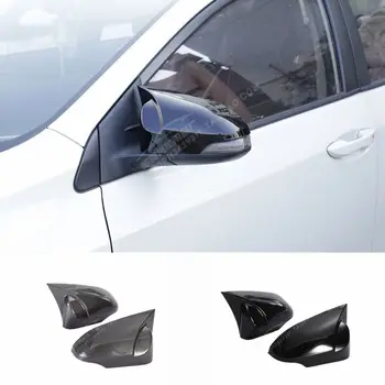 beler ABS Черный Автомобильный Боковой Чехол Для Зеркала заднего Вида Cuo Cap Trim Shell Подходит для Toyota CHR 2017 Corolla 2014 2015 2016 2017