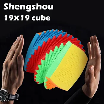 [Picube] SengSo 19x19 Cubo Magico Игра-головоломка Профессиональный 19x19x19 Слоев Куб С Подарочной коробкой Игрушки Для Детей Большой Куб В наличии
