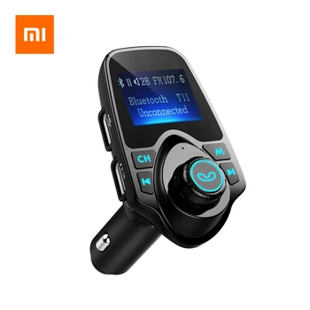 T11 Беспроводной Bluetooth FM-передатчик, автомобильный комплект громкой связи, MP3-плеер, Беспроводной Bluetooth-адаптер С двойным USB-портом, автомобильный комплект