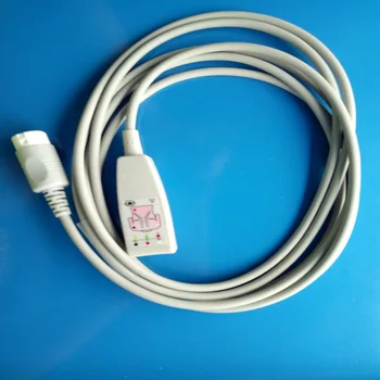 Совместим с аппаратом ЭКГ PHILIPS (HP), магистральный кабель для ЭКГ с 3 выводами, этикетка AHA и IEC прилагается.