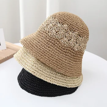 Женские солнцезащитные шляпы в рыбацком стиле-модный дизайн с полой тканью для лета