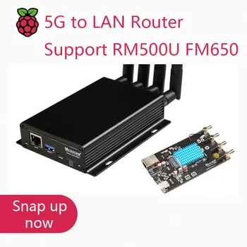 Адаптер 5G к локальной сети, маршрутизатор 5G, 1 Гбит/с RJ45 USB3.0, 5G CPE, без драйверов, подключи и играй, X86 R5S, RM500U, RM500Q, FM650, RM510Q