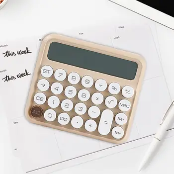 Настольный калькулятор Большой ЖКдисплей с нескользящей накладкой Стандартный калькулятор для офиса