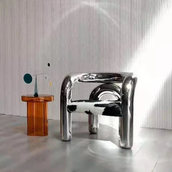 Скандинавский Современный минималистичный односпальный диван Легкая Роскошь Креативный Дизайн Кресло для отдыха Гостиничная Вилла Кресло для гостиной