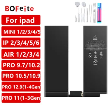 Планшетный аккумулятор Bofeite Для iPad Mini 4 3 2 1 5 6 Air 2 Pro 9,7 10,5 12,9 дюймов, Оригинальные литий-ионные Полимерные Планшетные Аккумуляторы