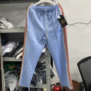 Новые спортивные штаны с острыми иглами Для мужчин и женщин 2023ss, брюки-бабочки в полоску, брюки