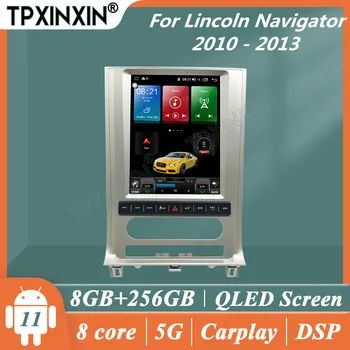 Автомагнитола Android 11.0 для Lincoln Navigator 2010 2011 2012 2013, мультимедийный плеер, GPS-навигация, головное устройство с сенсорным экраном