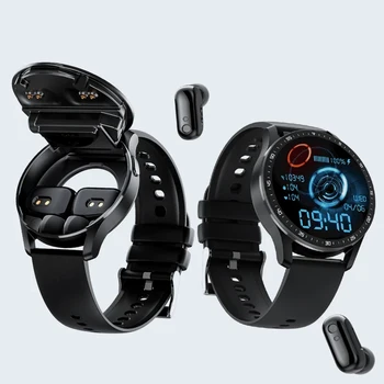Умные часы с гарнитурой X7, TWS, два в одном, беспроводная Двойная гарнитура Bluetooth, вызов, здоровье, кровяное давление, Спортивная музыка, умные часы для мужчин