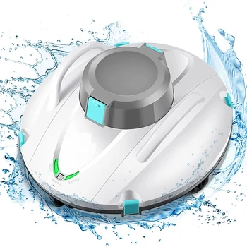 Робот-пылесос для бассейна Беспроводной со светодиодным индикатором Робот-пылесос Автоматическая машина для уборки бассейна