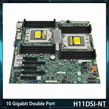 Новый H11DSI-NT Для Supermicro Поддержка 7001 7002 10 Гигабитная Двухпортовая серверная материнская плата Работает Идеально Быстрая доставка Высокое качество