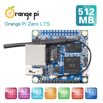 Четырехъядерный одноплатный компьютер Orange Pi Zero LTS 512MB H3 с открытым исходным кодом, работающий под управлением Android 4.4, Ubuntu, Debian Image