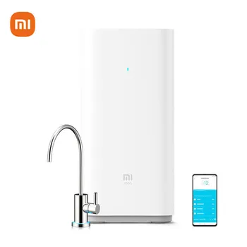 Xiaomi Mi 600G Очиститель воды, 4 Мощных фильтрационных кухонных прибора обратного Осмоса с умным световым краном, управление приложением Mijia