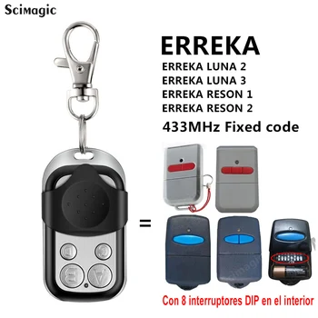для ERREKA 433MHz с фиксированным кодом Открывания ворот клонированная модель гаражного пульта дистанционного управления с электрическим ручным передатчиком Брелок