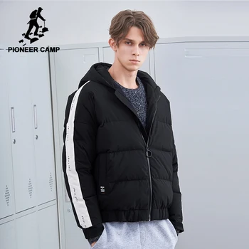Пионерский лагерь 2020, Модные мужские пуховики, зимняя Ветрозащитная Мужская одежда на белой утке Большого размера AYR801429
