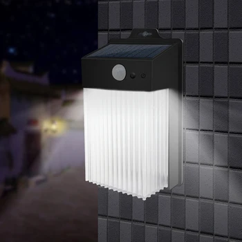 BORUiT Smart LED Солнечная лампа Умный датчик движения Настенный светильник 50 * LED Наружный Садовый светильник IP65 Наружный водонепроницаемый для внутреннего двора