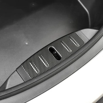 Наклейка на переднюю панель защиты багажника для Tesla Model 3, Модификация замка крышки переднего ящика для хранения, Аксессуары