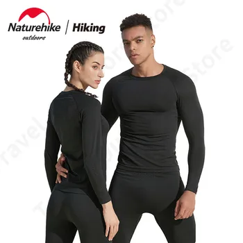 Naturehike 2023, Термобелье, Походная одежда для женщин, мужчин, Спорт, Одинарная Направляющая, Быстросохнущее Антибактериальное волокно из древесного угля