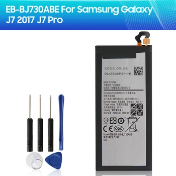 Аккумулятор для телефона EB-BJ730ABE для Samsung Galaxy J7 2017 J7 Pro J730GM J730K SM-J730F SM-J730G SM-J730DS 730FM 3600 мАч