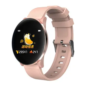 Новый смарт-браслет W8 Bluetooth, спортивный шагомер, мониторинг сердечного ритма и кровяного давления, умный браслет с круглым экраном