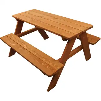 Деревянный стол для пикника